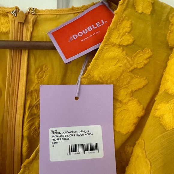 La Double J Tuckernuck Begonia Ocra Proper Dress $1100 NWT Small S - Picture 5 of 6